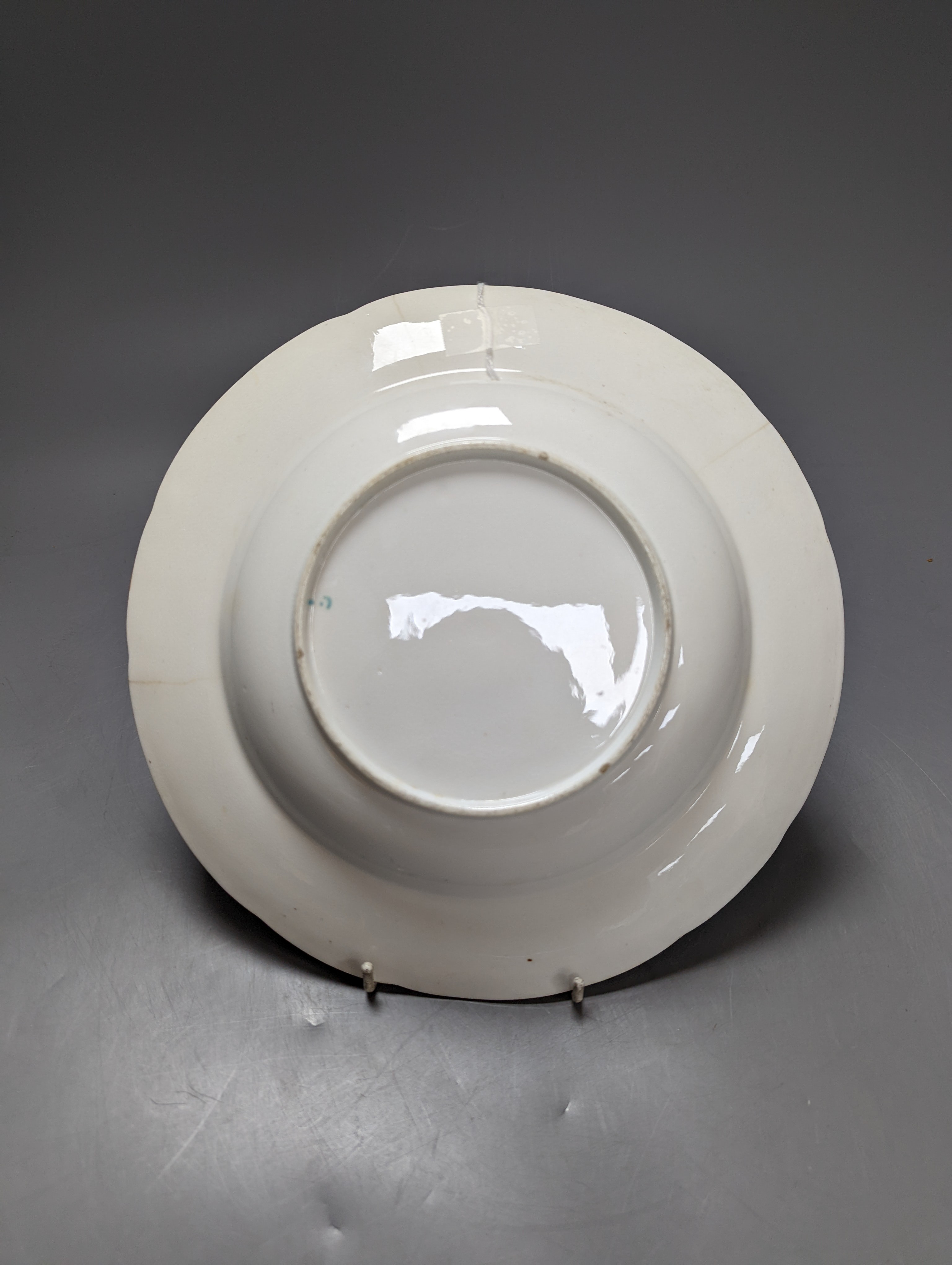 An English bone china crested soup bowl 26cm